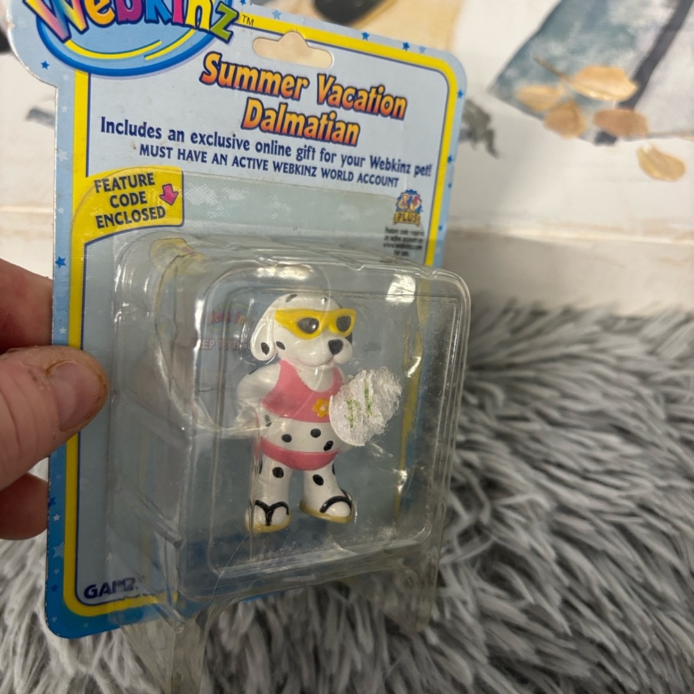NWT NIP Ganz Webkinz Summer Vacation Dalmatian Toy Figurine Unused Code Bikini - Picture 13 of 13
